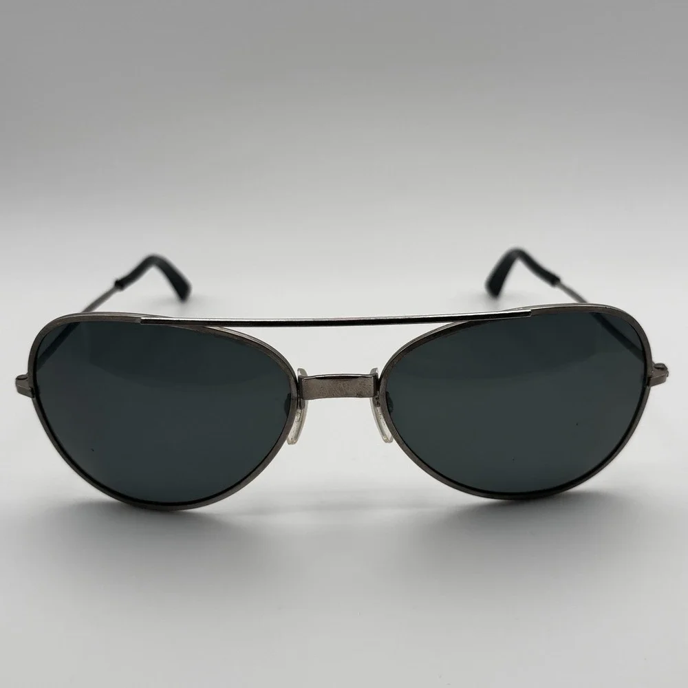 Vintage Cool-Ray Polaroid Aviator‎ Sunglasses Metal Frame Gray Lenses